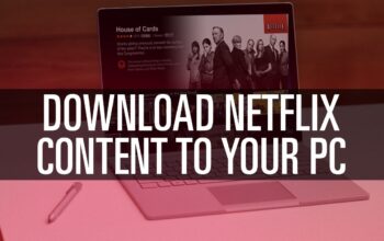 How can I download movies from Netflix to my laptop?