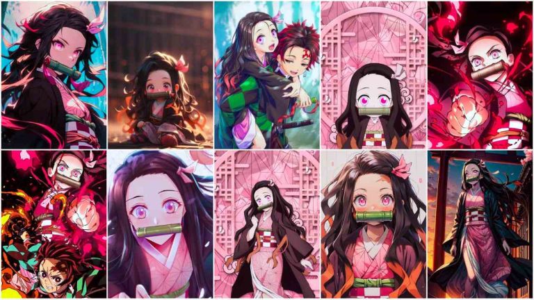 Nezuko wallpaper phone