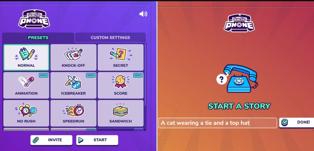 Gartic Phone Prompts